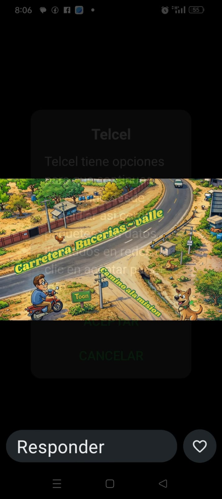 Imagen de referencia de carretera y camino